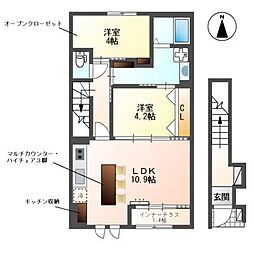 レヴメゾン神山五番館 2階/-