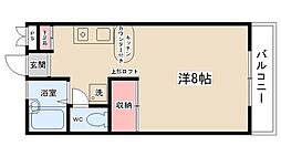 ロイヤルビレッヂ ワンルームの間取図画像