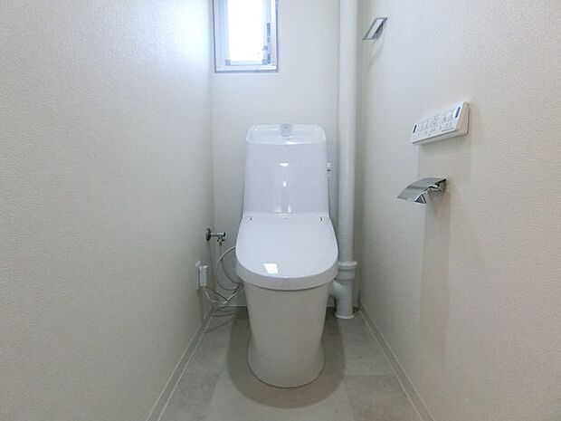 明るいトイレです