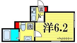 間取図画像 1K
