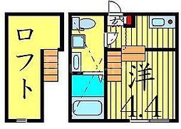 ＰｅｔｉｔＭａｉｓｏｎ　Ａｒｂｒｅ 1階ワンルームの間取り