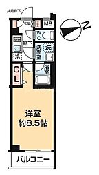 間取図画像 1K