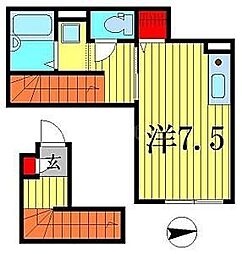 MKハウス ワンルームの間取図画像