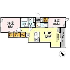 物件の間取り