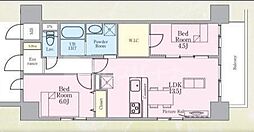WISTERIAAoto 2LDKの間取図画像