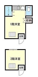 KODAガーデン青砥 2Kの間取図画像