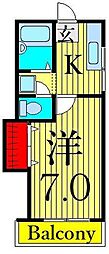 ピュア西小岩 2階