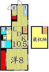 メゾン・ド・ソフィア 1LDKの間取図画像
