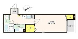 ハーモニーテラス柴又VIII 1Kの間取図画像