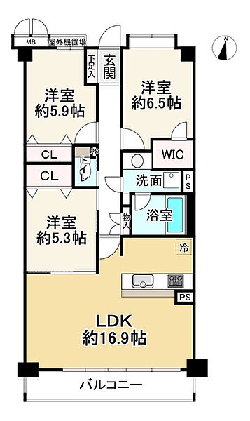 間取り：326000273354