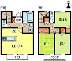 グリーンステイト荻窪 3LDKの間取り