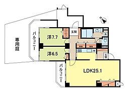 エンブレム荻窪台 2LDKの間取図画像
