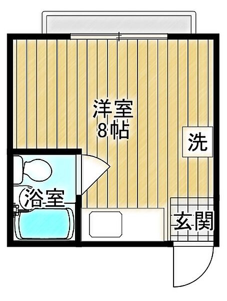 メゾンササキ 205｜東京都足立区辰沼(賃貸アパート1R・2階・16.52㎡)の写真 その2