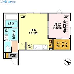 間取図画像 1LDK
