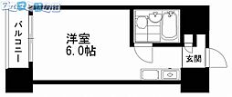 コア東堀 ワンルームの間取図画像