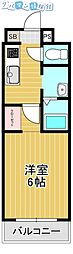 学校町YMマンション(仮称) 1Kの間取図画像