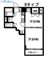 プレステージ新潟 2Kの間取図画像