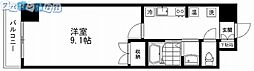 グレイスハイツ東中通 1Kの間取図画像