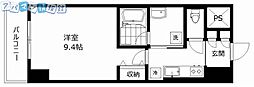 S-FORT新潟本町 1Kの間取図画像