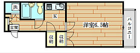 ドムス西高槻  ｜ 大阪府高槻市大畑町（賃貸マンション1K・3階・25.00㎡） その2