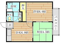 間取図画像 2DK