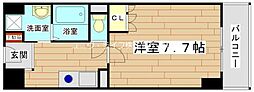 シャンピアコート茨木 1Kの間取図画像