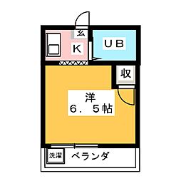 ＦＦ1 1階1Kの間取り