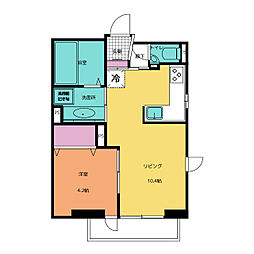 Jo’ｓ Residence 高田馬場 201 2階1LDKの間取り