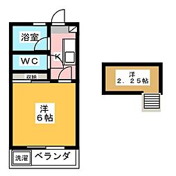 間取図画像 1K