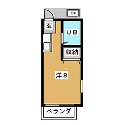M・下落合 ワンルームの間取図画像