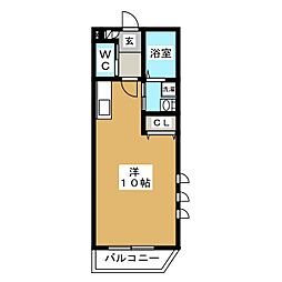 フラワーヴィレッジ ワンルームの間取図画像