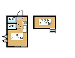 フェリスモナ ワンルームの間取図画像
