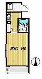 ルミエール 1Kの間取図画像