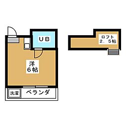 間取図画像 ワンルーム