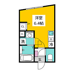 Iris荻窪 地下1階1Kの間取り