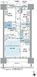 パークホームズ杉並上荻 5階3LDKの間取り