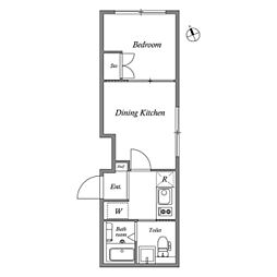 GRAN　PASEO荻窪 503 5階1Kの間取り