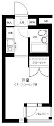 フェニックス西荻窪 ワンルームの間取図画像