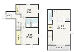 ImagawaMidGardenSuite 2LDKの間取図画像