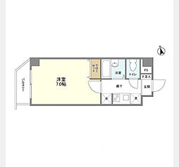 ラクラス荻窪 1Kの間取図画像