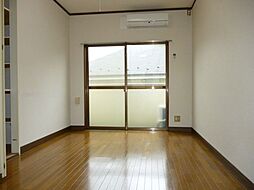 コーポ・パインウッド 203 2階ワンルームのリビング/ダイニング