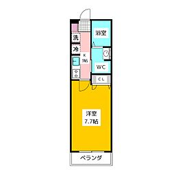 間取図画像 1K