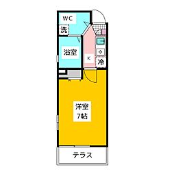 間取図画像 1K