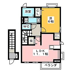間取図画像 1LDK