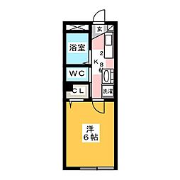 ル・グラン武蔵野関町 1階1Kの間取り