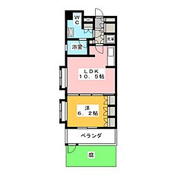 日神デュオステージ杉並井荻 1階1LDKの間取り