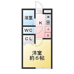 間取図画像 1K