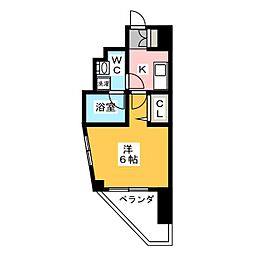 間取図画像 1K