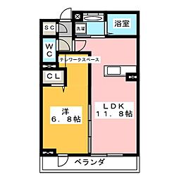 間取図画像 1LDK