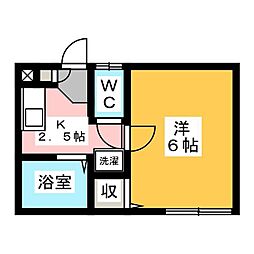 間取図画像 1K